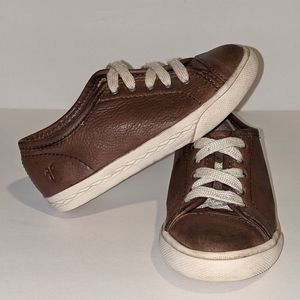 Frye Toddler Leather Shoes Lace Casual Sneakers